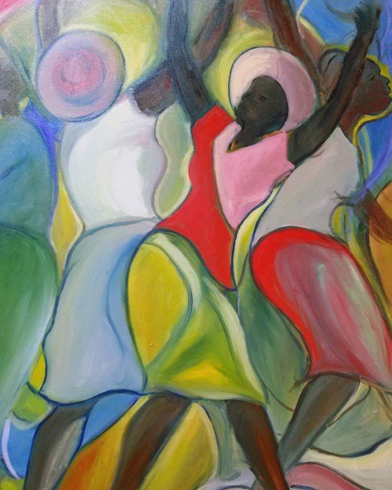 Praises — painting by Vaughn Tucker