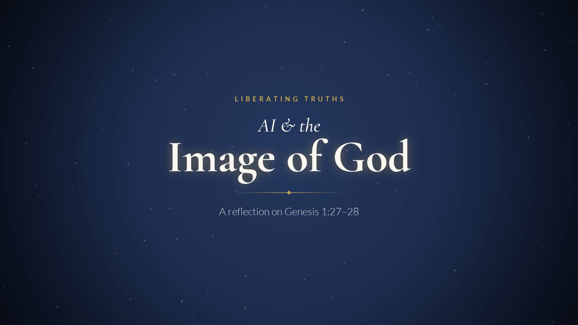 AI and the Image of God video